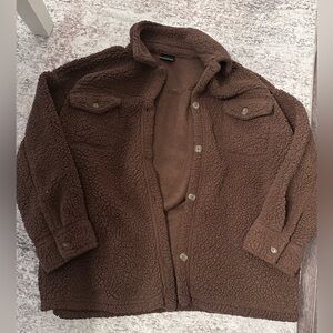32 Degrees Brown Teddy Jacket